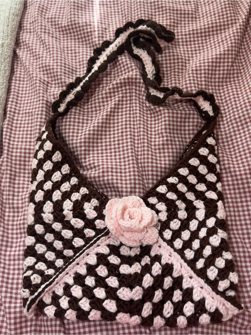 Crocheted Messenger Bag - Picture 9 of 10